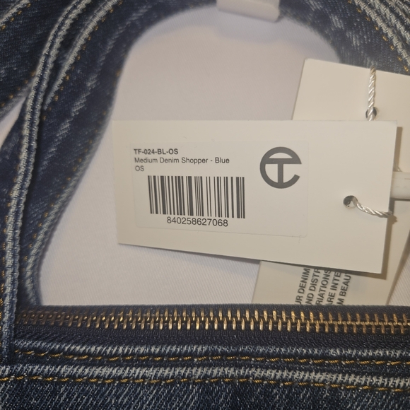 Telfar- Medium Denim Shopper - Blue - Picture 4 of 16
